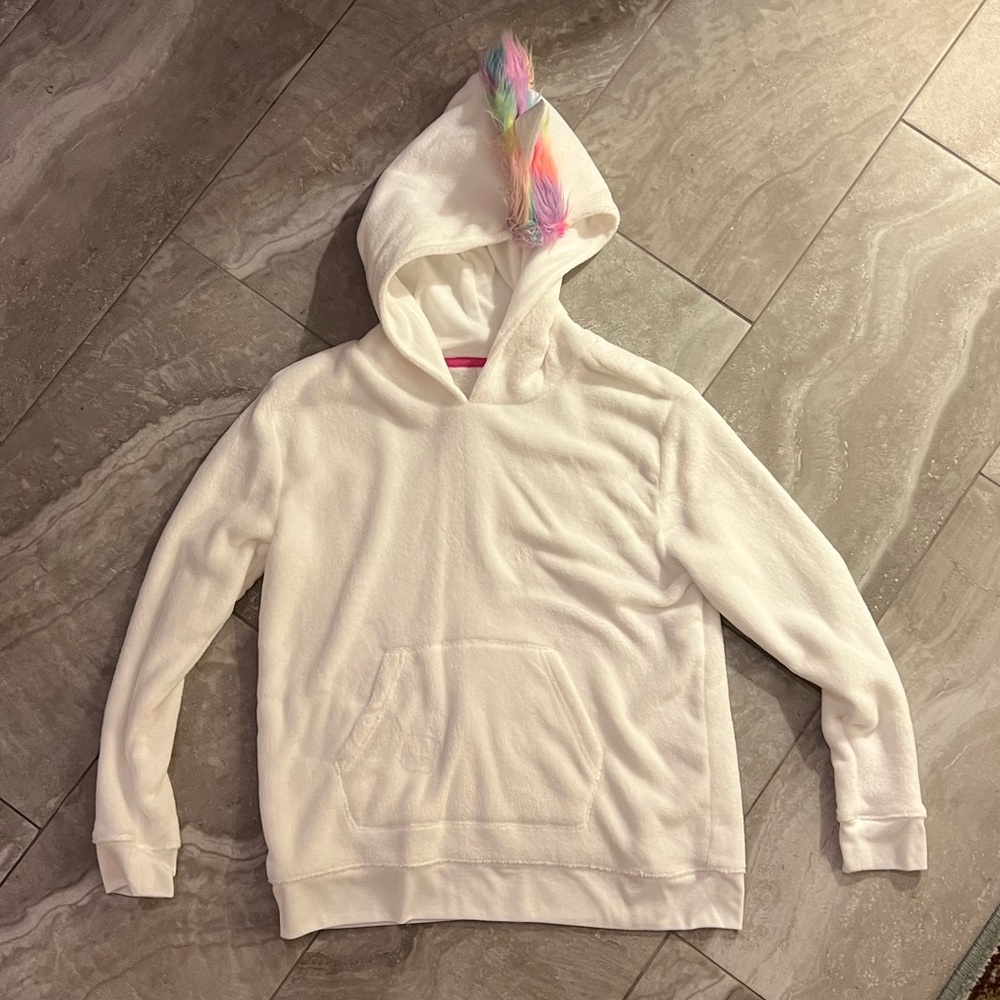 SO Intimates unicorn hoodie size large